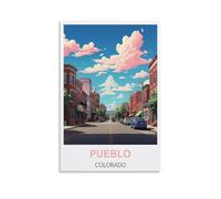 Jigsaw Puzzle 1000 Piece，Pueblo Colorados Challenging Difficult Puzzle Educational Game JigsawPuzzles Gifts for Adults 52x38cm