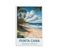 Jigsaw Puzzle 1000 Piece，Punta Cana Dominican Republic Classic Puzzle Kids Puzzle Challenging And Difficult Puzzles for Adults And Teens 38x26cm