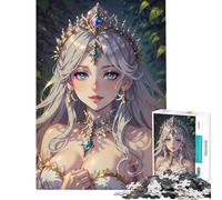 Jigsaw Puzzle 1000 Piece Royal Luxury Queen Help The Brain Exercise Stress Reliever Hands-on Game Suitable for People Aged 14 And Above (38x52cm)