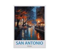 Jigsaw Puzzle 1000 Piece，San Antonio Texas，Paper Jigsaw Puzzle for Kids Adult, Puzzle Game Toys Gift for Wall Decoration（50x70cm）-CK10