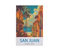 Jigsaw Puzzle 1000 Piece，San Juan Puerto Rico，Adult Puzzle DIY Kit paper Puzzle Modern Home Decor Unique Gift（26x38cm）-GB8