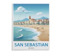 Jigsaw Puzzle 1000 Piece，San Sebastian, Spain，Paper Jigsaw Puzzle for Kids Adult, Puzzle Game Toys Gift for Wall Decoration 26x38cm-K75