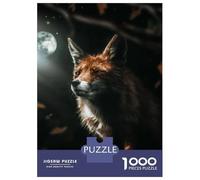 Jigsaw Puzzle 1000 Piece Shady Fox Puzzles for Adults Anti-Stress Toys Presents for Women Unique Birthday And Gifts 38x26cm/1000pcs