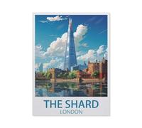 Jigsaw Puzzle 1000 Piece，Shard London，Classic Puzzle DIY Kit Paper Toy Unique Gift Home Decor（38x26cm）-HD57