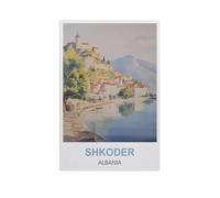 Jigsaw Puzzle 1000 Piece，Shkoder Albania，Adult Puzzle DIY Kit Paper Puzzle Modern Home Decor Unique Gift（50x70cm）-FX8