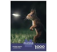 Jigsaw Puzzle 1000 Piece Squirrel Glowing Dragonfly Puzzles for Adults Anti-Stress Toys Presents for Women Unique Birthday And Gifts 70x50cm/1000pcs