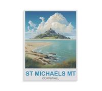 Jigsaw Puzzle 1000 Piece，St Michael's Mount Cornwall，Classic Puzzle Adult Puzzle DIY Kit Paper Toy Unique Gift Modern Home Decor（50x70cm）-GV18
