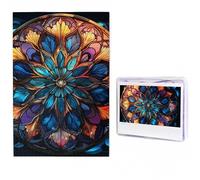 Jigsaw Puzzle 1000 Piece Stained glass windows Puzzles for Adults Custom Puzzles from Photos Personalized Picture Wooden Puzzle Gifts for Family Wedding Birthdays Anniversaries