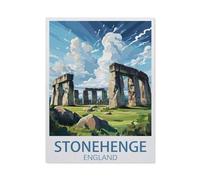 Jigsaw Puzzle 1000 Piece，Stonehenge England，Wooden Jigsaw Puzzle for Kids Adult, Puzzle Game Toys Gift for Wall Decoration（75x50cm）-HD52