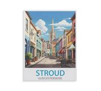 Jigsaw Puzzle 1000 Piece,Stroud, Gloucestershire,Classic Puzzle DIY Kit Paper Toy Unique Gift Home Decor(38x26cm)-GS16