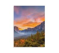 Jigsaw Puzzle 1000 Piece，Sunrise in Yosemite Valley, California, USA，Gift Diy Modern Wall Art Unique Gift Home Decor（38x26cm）-AQ26