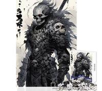 Jigsaw Puzzle 1000 Piece The Deadly Warrior Toy Wall Decor Great Gift for Games Hands-on Game with Matching Poster And Trivia Sheet Size 38x26cm