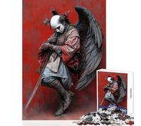 Jigsaw Puzzle 1000 Piece The Fallen Winged Samurai Anti-Stress Toys Great Gift for Games for Educational Game Artists Collection, Fine Art Size 38x26cm