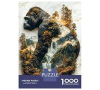Jigsaw Puzzle 1000 Piece The Gorillas Verdant Reign Puzzles for Adults Anti-Stress Toys Presents for Women Unique Birthday And Gifts 52x38cm/1000pcs