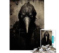 Jigsaw Puzzle 1000 Piece The Plague Doctor Jigsaw Puzzle 1000 Home Decoration Toys Perfect Decoration for Is Ideal As A Gifts (38x52cm)
