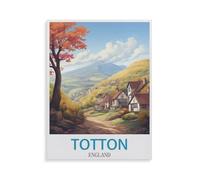 Jigsaw Puzzle 1000 Piece,Totton Hampshire,Classic Puzzle DIY Kit Wooden Toy Unique Gift Home Decor(75x50cm)-GV16