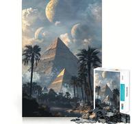 Jigsaw Puzzle 1000 Piece Trinity of The Ancients Neat Edge Decor Cognitive Game Toy Easy Time Fun Xmas Leisure Gift (50x75cm)