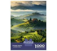 Jigsaw Puzzle 1000 Piece Tuscany Landscape Print Puzzles for Adults Family Game Improve Memory Deal As Gifts for The Whole Family 70x50cm/1000pcs