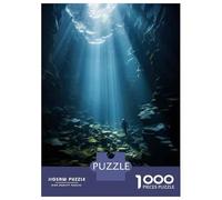 Jigsaw Puzzle 1000 Piece Underwater Cave Photography Puzzles for Adults Family Game Improve Memory Deal As Gifts for The Whole Family 38x26cm/1000pcs