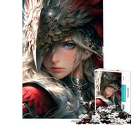 Jigsaw Puzzle 1000 Piece Valkyrie Angel of War Help The Brain Exercise Home Decoration Family Game for 14+ Puzzle Game Offered (38x26cm)