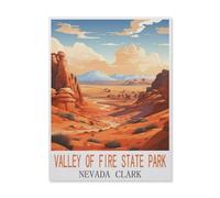 Jigsaw Puzzle 1000 Piece，Valley of Fire State Park Nevada Clark，Adult Puzzle DIY Kit paper Puzzle Modern Home Decor Unique Gift（26x38cm）-FL8