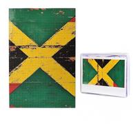 Jigsaw Puzzle 1000 Piece Vintage Jamaican Flag Puzzles for Adults Custom Puzzles from Photos Personalized Picture Wooden Puzzle Gifts for Family Wedding Birthdays Anniversaries