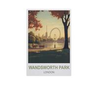 Jigsaw Puzzle 1000 Piece,Wandsworth Park,Classic Puzzle Adult Puzzle DIY Kit Wood Toy Unique Gift Modern Home Decor(75x50cm)-FW98