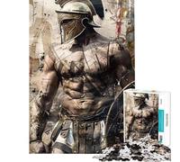 Jigsaw Puzzle 1000 Piece Warrior Fighter Jigsaw Puzzle 1000 Home Decoration Toys Perfect Decoration for Is Ideal As A Gifts (50x75cm)