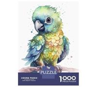 Jigsaw Puzzle 1000 Piece Watercolor Baby Macaw Puzzles for Adults Relax Games Stress Reliever Deal As Gifts for The Whole Family 38x26cm/1000pcs