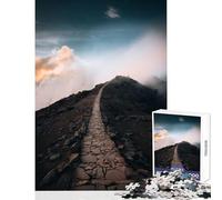 Jigsaw Puzzle 1000 Piece Way to Heaven Puzzle For Teenagers Improve Memory Difficult And Challenge Challenging Family Fun Game (38x52cm)