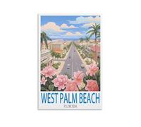 Jigsaw Puzzle 1000 Piece，West Palm Beach Florida Challenging Difficult Puzzle Educational Game JigsawPuzzles Gifts for Adults 70x50cm