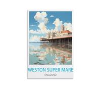Jigsaw Puzzle 1000 Piece，Weston Super Mare England Puzzles 1000 pieces puzzles for adult children classic family puzzle indoor 38x26cm