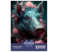 Jigsaw Puzzle 1000 Piece Wild Boar Enchanted Castle Jigsaws for Adults Anti-Stress Toys Precision Cutting Unique Birthday And Gifts 70x50cm/1000pcs