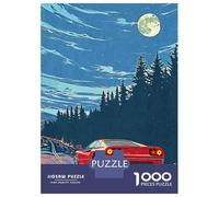Jigsaw Puzzle 1000 Piece Wild Racing Sensation Puzzles for Adults Relax Games Stress Reliever Deal As Gifts for The Whole Family 38x26cm/1000pcs