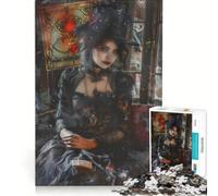 Jigsaw Puzzle 1000 Piece Witch Tarot Readingcards Hands-on Game Train Your Brain And Hands Unique Birthday And Xmas Gifts 38x52cm