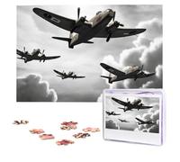 Jigsaw Puzzle 1000 Piece World War Puzzles for Adults Custom Puzzles from Photos Personalized Picture Wooden Puzzle Gifts for Family Wedding Birthdays Anniversaries