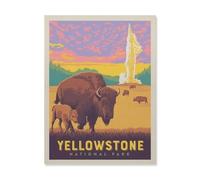 Jigsaw Puzzle 1000 Piece，Yellowstone National Park，Adult Puzzle DIY Kit Wooden Puzzle Modern Home Decor Unique Gift（75x50cm）-HQ28