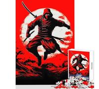 Jigsaw Puzzle 1000 Piece Yokai Ninja Anti-Stress Toys Great Gift for Games for Educational Game Artists Collection, Fine Art Size 38x26cm