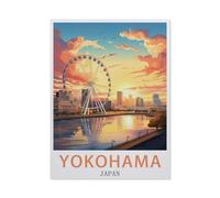Jigsaw Puzzle 1000 Piece，Yokohama Japan，Adult Puzzle DIY Kit Wood Puzzle Modern Home Decor Unique Gift26x38cm-BB27