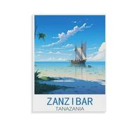 Jigsaw Puzzle 1000 Piece,Zanzibar Tanzania Poster Lake,paper Jigsaw Puzzle for Kids Adult, Puzzle Game Toys Gift for Wall Decoration(38x26cm)-O15