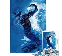 Jigsaw Puzzle 1000 Piece Zodiac Aquarius Jigsaw Puzzle 1000 Home Decoration Toys Perfect Decoration for Is Ideal As A Gifts (38x52cm)