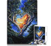 Jigsaw Puzzle 1000 Pieces A Galaxy Between The Trees Toy Intellectual Game Learning Educational Secret Santa Gifts Size 38x52cm