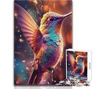 Jigsaw Puzzle 1000 Pieces A Hummingbird Sucks Honey Toy Intellectual Game Learning Educational Secret Santa Gifts Size 50x75cm