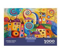 Jigsaw Puzzle 1000 Pieces Abstract Art Painting for Sale Adult Jigsaw Puzzle Brain Teaser Game Staycation Kill Time Deal As Gifts for The Whole Family 52x38cm/1000pcs