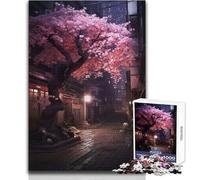 Jigsaw Puzzle 1000 Pieces Abstract Japan City Alley Toy Intellectual Game Learning Educational Secret Santa Gifts Size 38x26cm