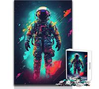 Jigsaw Puzzle 1000 Pieces Action Pose Astronaut Toy Intellectual Game Learning Educational Secret Santa Gifts Size 50x75cm