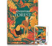 Jigsaw Puzzle 1000 Pieces Adventure on The Forest Toy Intellectual Game Learning Educational Secret Santa Gifts Size 50x75cm