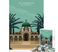 Jigsaw Puzzle 1000 Pieces AL TABGHA PALESTINE DESIGN Jigsaw Puzzles for Adults Hand Speed Race Difficult And Challenge for Is Ideal As A Gifts (50x75cm)