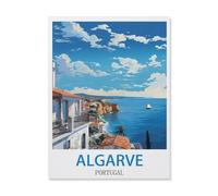 Jigsaw Puzzle 1000 Pieces，Algarve Portugal，Wood Adult Toys Decompression Game（38x52CM）-T68