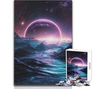 Jigsaw Puzzle 1000 Pieces Alien Flooded Mountains Toy Intellectual Game Learning Educational Secret Santa Gifts Size 38x52cm